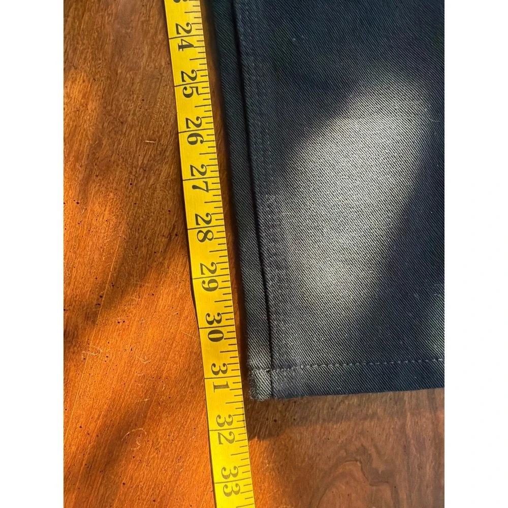 Carhartt Work Pants Womens Black Rugged Flex Double Front Relaxed Fit 6 Tall